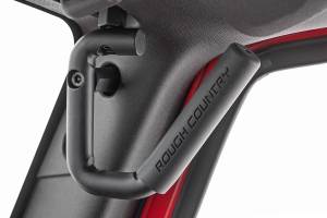Rough Country - 6503 | Rough Country Grab Handles For Jeep Wrangler JK (2007-2018) | Black, Front & Rear Position - Image 2