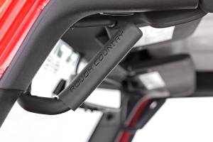 Rough Country - 6503 | Rough Country Grab Handles For Jeep Wrangler JK (2007-2018) | Black, Front & Rear Position - Image 3