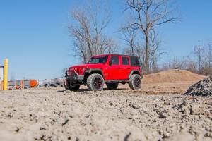 Rough Country - 66840 | Rough Country 3.5 Inch Lift Kit With Control Arm Drop Brackets For Jeep Wrangler JL Unlimited | 2018-2023 | M1 Monotube Shocks - Image 6