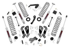 Rough Country - 69430 | 3.5 Inch Jeep Suspension Lift Kit | Control Arm Drop (07-18 Wrangler JK Unlimited) - Image 1