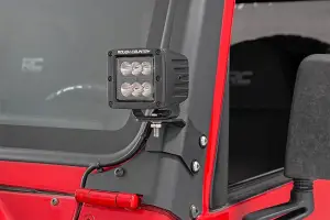 Rough Country - 70046 | Jeep Lower A-Pillar Light Mounts (97-06 Wrangler TJ) - Image 3
