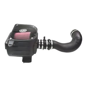 S&B Filters - 75-5021 | S&B Filters Cold Air Intake (2007-2008 Sierra 4.8L, 5.3L, 6.0L) Cotton Cleanable Red - Image 1