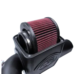 S&B Filters - 75-5070 | S&B Filters Cold Air Intake (2003-2007 F250, F350, Excursion 6.0L Powerstroke) Cotton Cleanable Red - Image 4