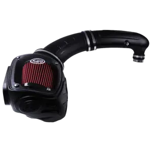 75-5079 | S&B Filters Cold Air Intake (1997-2006 Wrangler TJ L6-4.0L) Oiled Cotton Cleanable Red