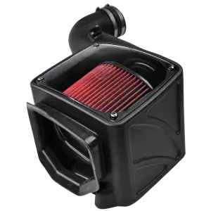 75-5080 | S&B Filters Cold Air Intake (2006-2007 Silverado, Sierra V8-6.6L LLY-LBZ Duramax) Cotton Cleanable Red