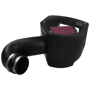 S&B Filters - 75-5090 | S&B Filters Cold Air Intake (1994-2002 Ram 2500, 3500 5.9L Cummins) Cotton Cleanable Red - Image 3