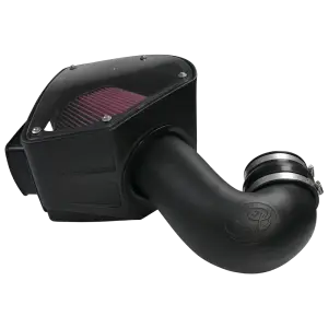 S&B Filters - 75-5090 | S&B Filters Cold Air Intake (1994-2002 Ram 2500, 3500 5.9L Cummins) Cotton Cleanable Red - Image 1