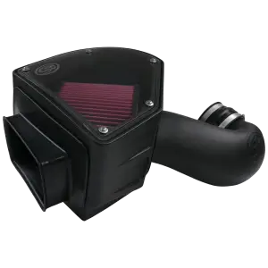 S&B Filters - 75-5090 | S&B Filters Cold Air Intake (1994-2002 Ram 2500, 3500 5.9L Cummins) Cotton Cleanable Red - Image 2