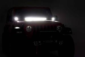 Rough Country - 70062 | Rough Country 2 Inch LED Cube Cowl Easy Mount Light Kit For Jeep Gladiator JT / Wrangler 4xe / Wrangler JL | 2018-2023 | Black Series - Image 4