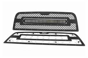 Rough Country - 70152 | Dodge Mesh Grille w/30in Dual Row Black Series LED (13-18 Ram 2500/3500) - Image 2