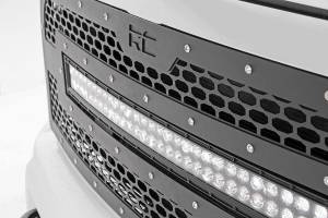 Rough Country - 70152 | Dodge Mesh Grille w/30in Dual Row Black Series LED (13-18 Ram 2500/3500) - Image 5