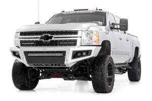 Rough Country - 70155 | Chevy Mesh Grille w/ Dual 12in Black Series LEDs (11-14 Silverado HD) - Image 6