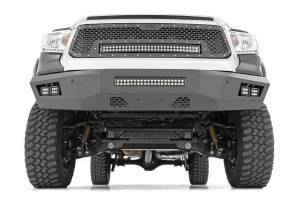 Rough Country - 70224 | Toyota Mesh Grille w/30in Dual Row Black Series LED w/ Amber DRL (14-17 Tundra) - Image 3