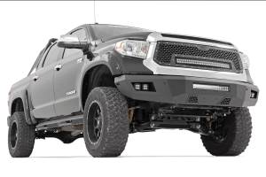 Rough Country - 70224 | Toyota Mesh Grille w/30in Dual Row Black Series LED w/ Amber DRL (14-17 Tundra) - Image 4