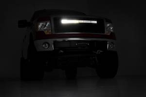 Rough Country - 70231 | Ford Mesh Grille w/30in Dual Row Black Series LED w/ Amber DRL (09-14 F-150) - Image 6