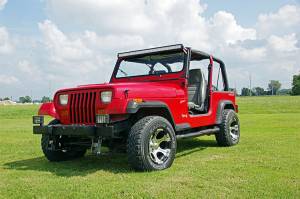 Rough Country - 70508 | Jeep 50-inch Straight LED Light Bar Upper Windshield Mounts (87-95 YJ) - Image 4