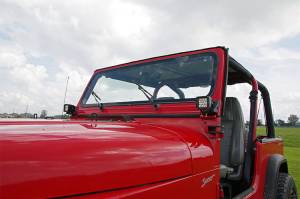 Rough Country - 70510 | Jeep Lower Windshield Light Mounts (87-95 YJ Wrangler) - Image 2