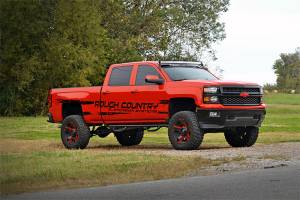 Rough Country - 70514A | GM 54-inch Curved LED Light Bar Upper Windshield Mounts (15-19 2500HD/3500HD) - Image 3