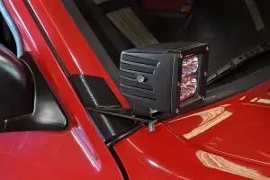 Rough Country - 70525 | Rough Country Lower A-Pillar LED Light Mount (1984-2001 Cherokee XJ 2WD/4WD) - Image 2