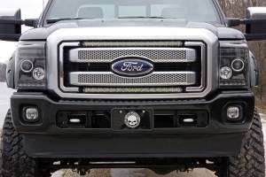 Rough Country - 70530BLDRL | Ford Super Duty 30-inch Black Series Cree LED Grille Kit w/Cool White DRL (Single) - Image 2