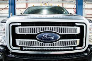 Rough Country - 70530BLDRL | Ford Super Duty 30-inch Black Series Cree LED Grille Kit w/Cool White DRL (Single) - Image 3