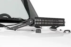 Rough Country - 70533 | Jeep 20-inch LED Hood Mounts (07-18 Wrangler JK) - Image 4