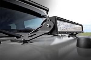 Rough Country - 70533 | Jeep 20-inch LED Hood Mounts (07-18 Wrangler JK) - Image 3