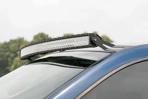 Rough Country - 70538 | Dodge 54-inch Curved LED Light Bar Upper Windshield Mounts (02-08 Ram 1500) - Image 1