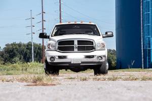 Rough Country - 70568BLDRL | Dodge Hidden Bumper Kit w/ 20-inch LED Light Bar| Black Series w/ White DRL (03-18 Ram 2500/3500) - Image 4