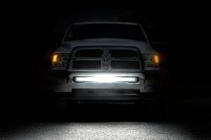 Rough Country - 70570B | Dodge 40-inch Curved LED Light Bar Hidden Bumper Kit  w/Black Series LED (10-18 Ram 2500/3500) - Image 4