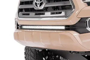 Rough Country - 70621 | Rough Country 30 Inch Lower Grille Hidden Bumper LED KIT For Toyota Tacoma | 2016-2023 | Chrome Series - Image 2