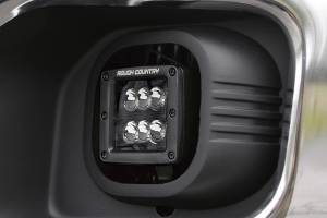 70622 | Ford 2-inch Cree LED Fog Light Kit (Black Series | 11-16 F-250/350)