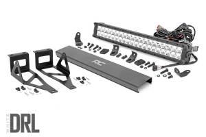 Rough Country - 70664DRL | Ford 20in LED Bumper Kit | Chrome Series w/ White DRL (05-07 F-250/350) - Image 2