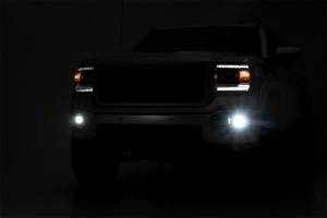 Rough Country - 70689 | GMC 2-inch Cree LED Fog Light Kit (Black Series | 14-15 Sierra 1500) - Image 2