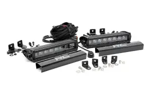 Rough Country - 70697 | Ford 8in LED Grille Kit | Black Series (17-19 F-250 Lariat) - Image 2