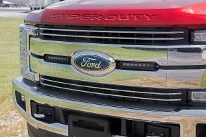 Rough Country - 70697 | Ford 8in LED Grille Kit | Black Series (17-19 F-250 Lariat) - Image 1