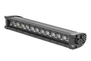 Rough Country - 70712BLDRLA | 12-inch Cree LED Light Bar - (Single Row | Black Series w/ Cool White DRL) - Image 3