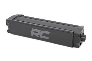 Rough Country - 70718BLDRLA | Rough-Country 8 Inch Black Series LED Light Bar | Single Row | Amber DRL - Image 3