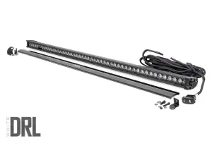 Rough Country - 70750BLDRL | 50-inch Straight Cree LED Light Bar - (Single Row | Black Series w/ Cool White DRL) - Image 2