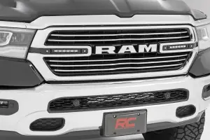 Rough Country - 70783 | Rough Country Dual 6 Inch LED Grille Kit For Ram 1500 2/4WD | 2019-2023 | Black Series - Image 2