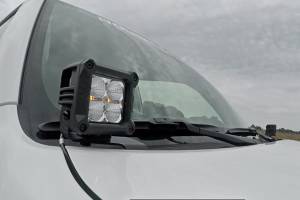 Rough Country - 70798 | LED Light | Ditch Mount | 2" Black Pair | Amber DRL | Toyota 4Runner (2010-2023) - Image 2