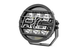 Rough Country - 70805A | Rough Country Black Series 6.5 Inch Amber DRL LED Round Light - Image 3