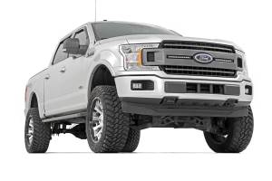 Rough Country - 70809 | Ford Dual 10in LED Chrome Series Grille Kit (18-20 F-150 | XLT)-Chrome Series - Image 2