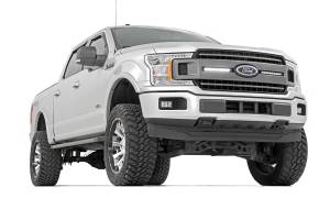 Rough Country - 70809 | Ford Dual 10in LED Chrome Series Grille Kit (18-20 F-150 | XLT)-Chrome Series - Image 3