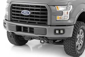 Rough Country - 70832 | Ford LED Fog Light Kit | Black Series w/ Spot Beam (15-17 F-150) - Image 2