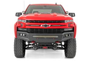 Rough Country - 70844 | Rough Country LED Ditch Light Kit For Chevrolet Silverado 1500 (2019-2022) | Black Series With Amber DRL - Image 2