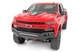 Rough Country - 70844 | Rough Country LED Ditch Light Kit For Chevrolet Silverado 1500 (2019-2022) | Black Series With Amber DRL - Image 4