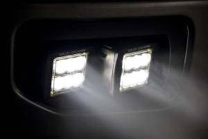 Rough Country - 70865 | LED Light | Fog Mount | Dual 2" Black Pairs | Spot/Flood | Ford F-150 (15-17) - Image 6