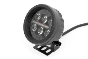 Rough Country - 70900 | Rough Country Black Series 3.5 Inch Round Amber LED Light | Pair - Image 3