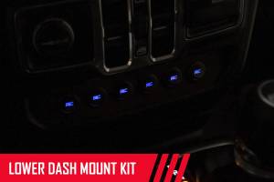 Rough Country - 70964 | Rough Country Multiple Light Controller With MLC-6 Power Distribution System For Jeep Gladiator JT / Wrangler 4xe & JL | 2018-2023 | Lower Dash Kit - Image 4